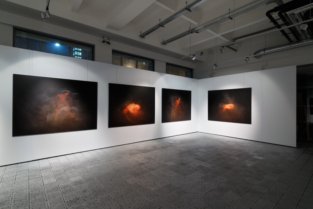 Rudé tělo, 2005(výběr ze série), digitální fotografie, dibond, 150 x 200 cm