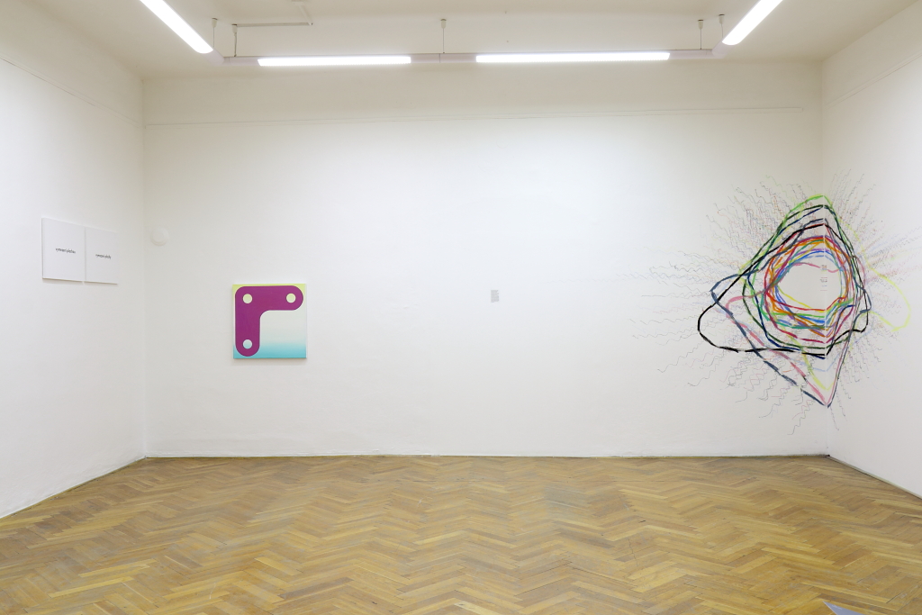 view into the exposition, curator Marek Pokorný